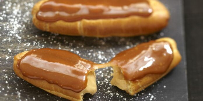 Eclair Caramel Beurre Salé Recettes Italiennes