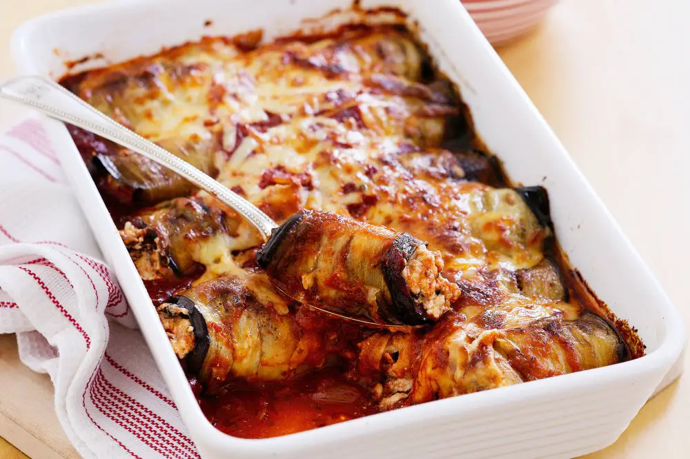 Aubergines au four ail et parmesan - Recettes Italiennes